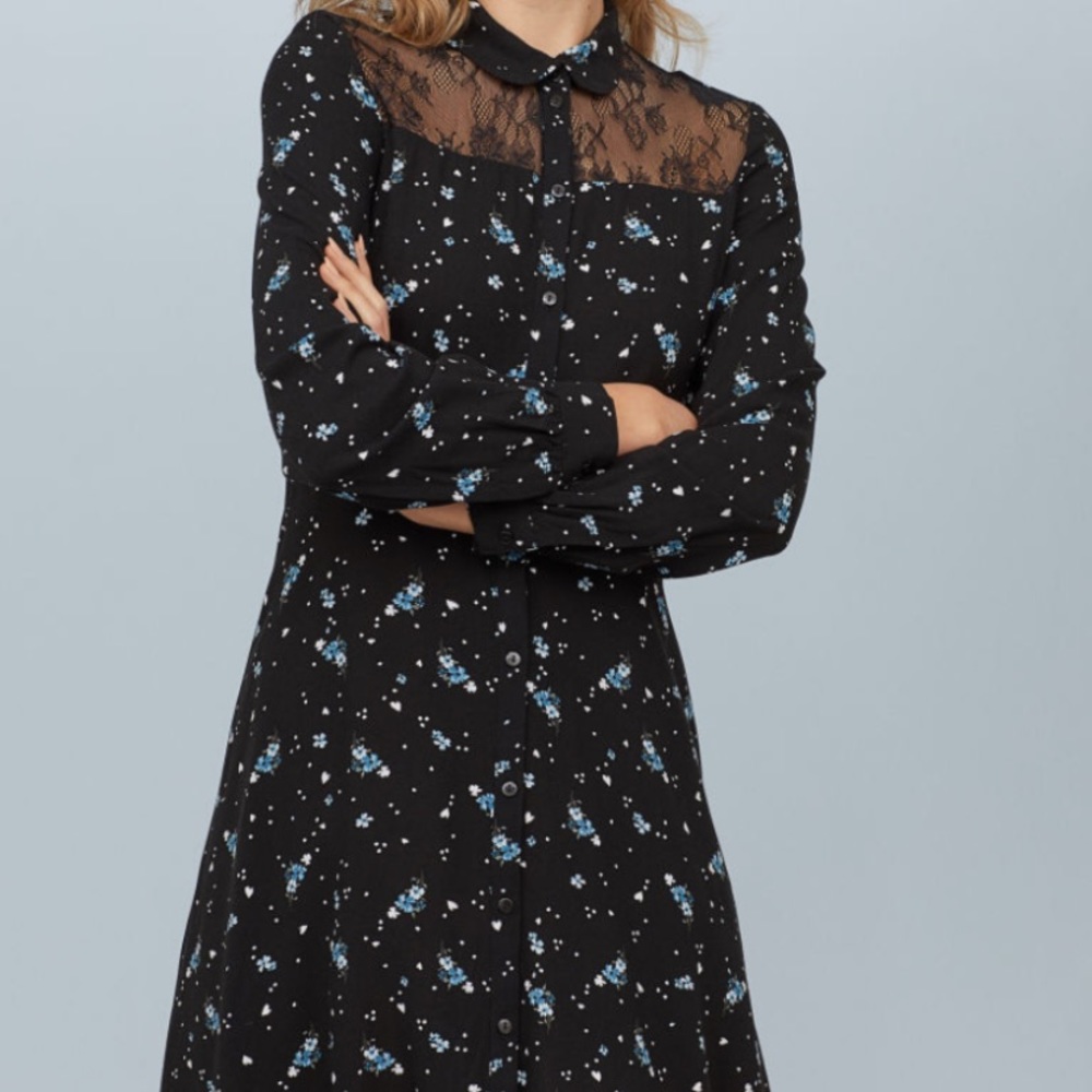 H&M DIVIDED viscose dress - Size 4